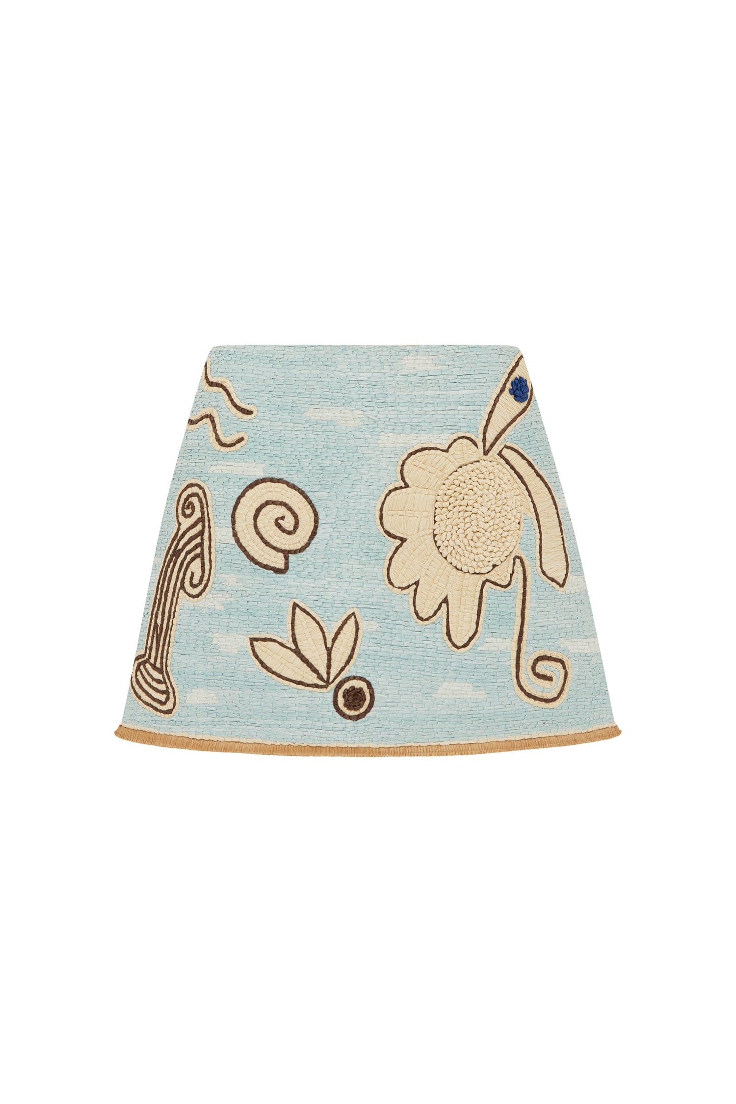 Alemais Azar Raffia Skirt