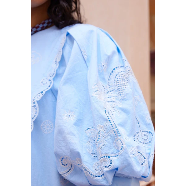 Alemais Maizy Embroidered Mini Dress