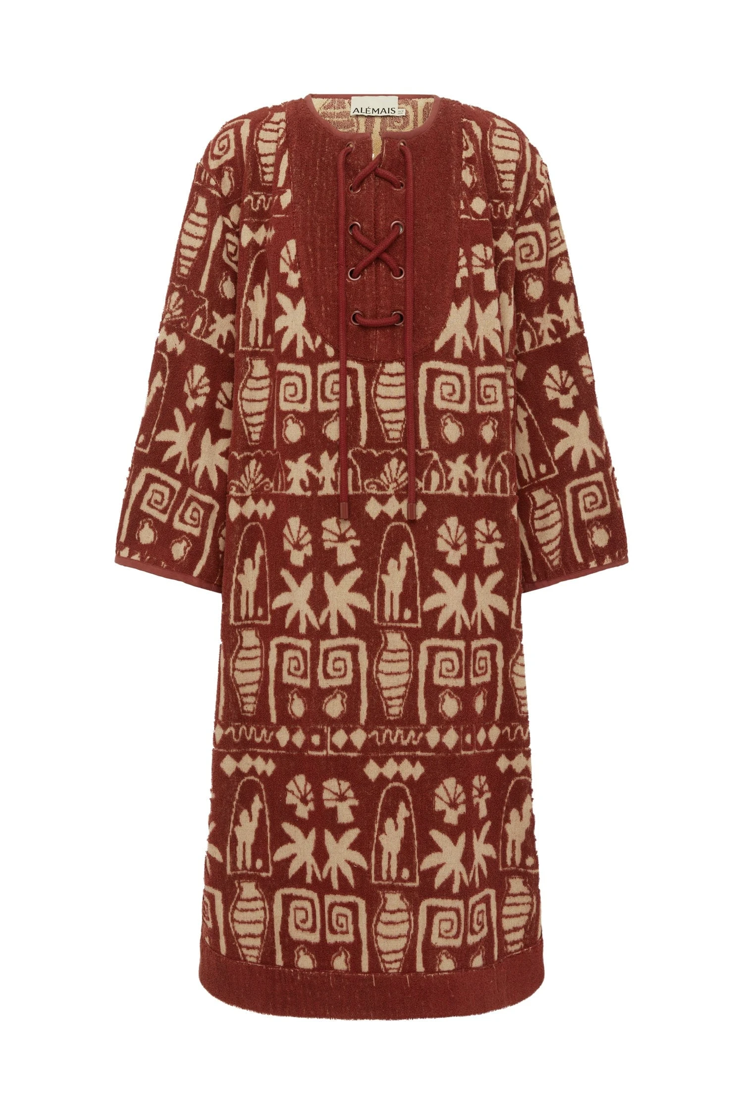 Alemais Maya Midi Coverup | Ready to Wear Collection Coveti Elevate your elegance in this Alemais Dresses from the resort wear edit