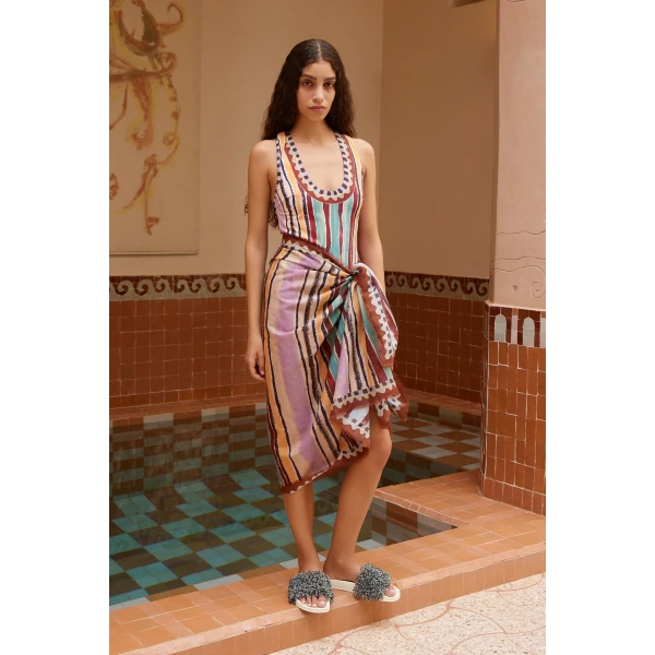 Elevate your elegance in this Alemais Beachwear from the resort wear edit