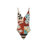 Alemais Michelle V Neck One Piece | Ready to Wear Collection Coveti Elevate your elegance in this Alemais Beachwear from the resort wear edit