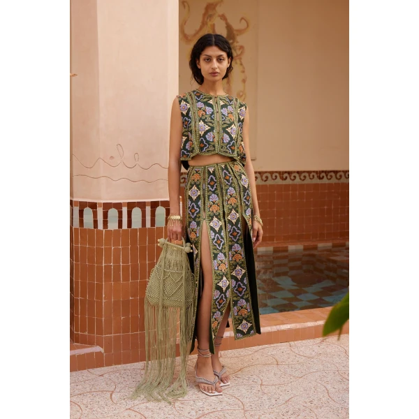 Elevate your elegance in this Alemais Tops from the resort wear edit