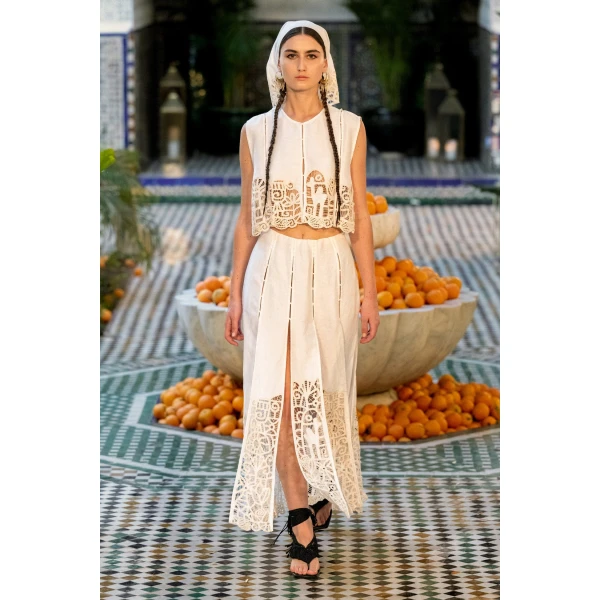 Elevate your elegance in this Alemais Tops from the resort wear edit