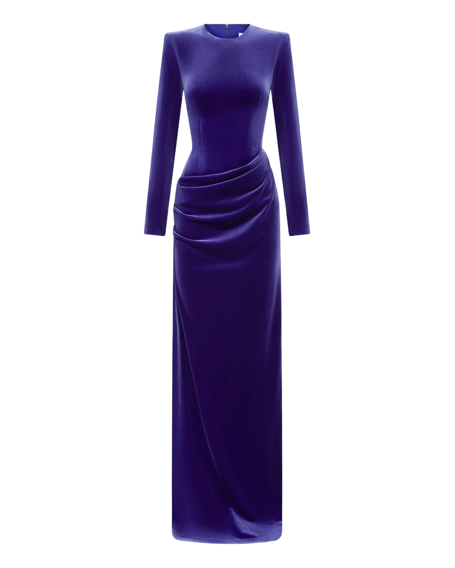 Alex-Perry-Long-Sleeve-Drape-Column-in-Velvet-Dress-coveti33486_nobg Alex Perry Dresses