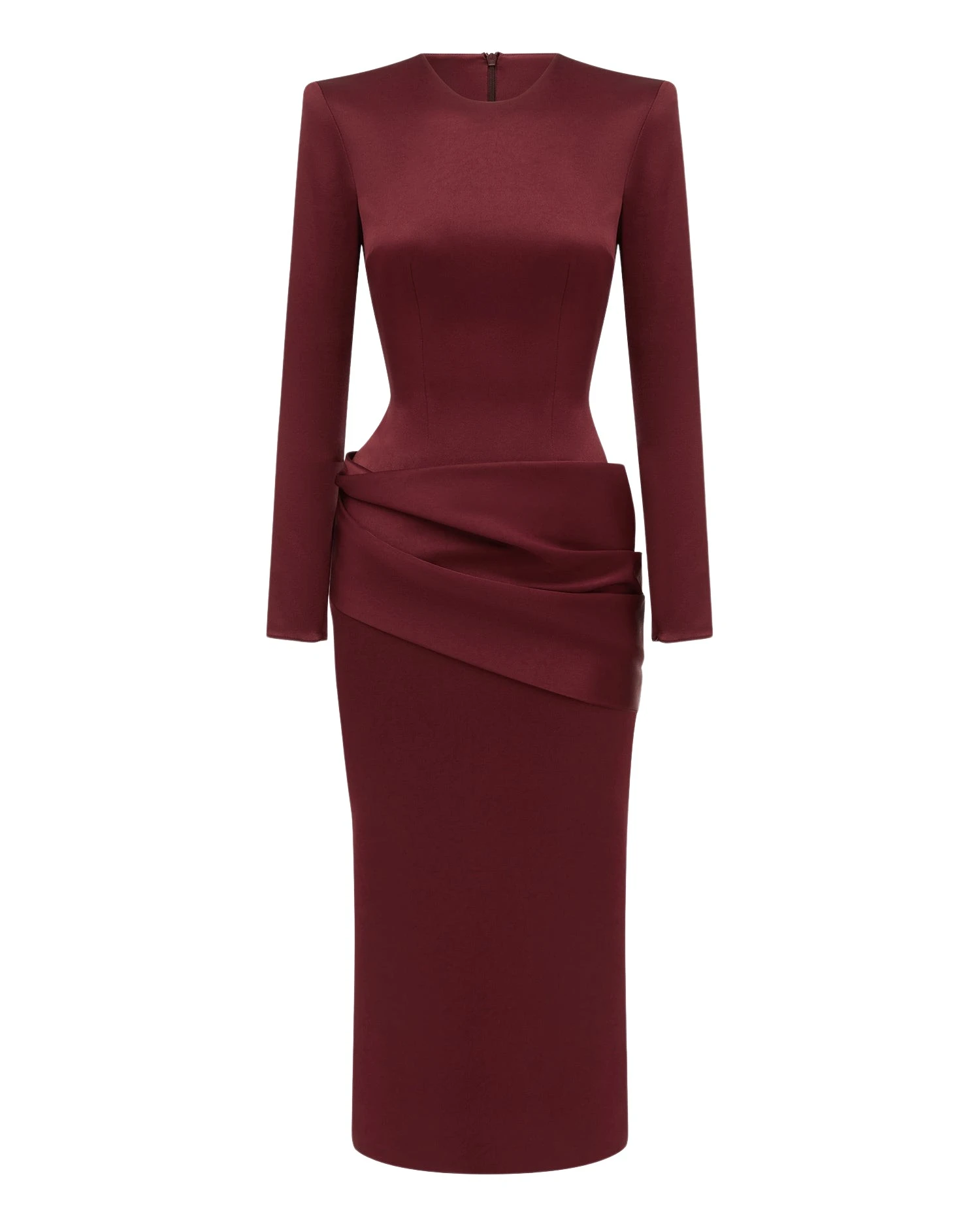 Alex-Perry-Long-Sleeve-Drape-Dress-in-Satin-Crepe-coveti51324_nobg Alex Perry Dresses