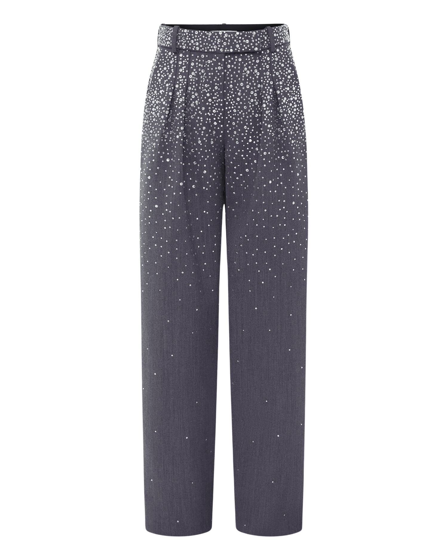 Alex Perry Low Rise Trouser in Crystal Suiting