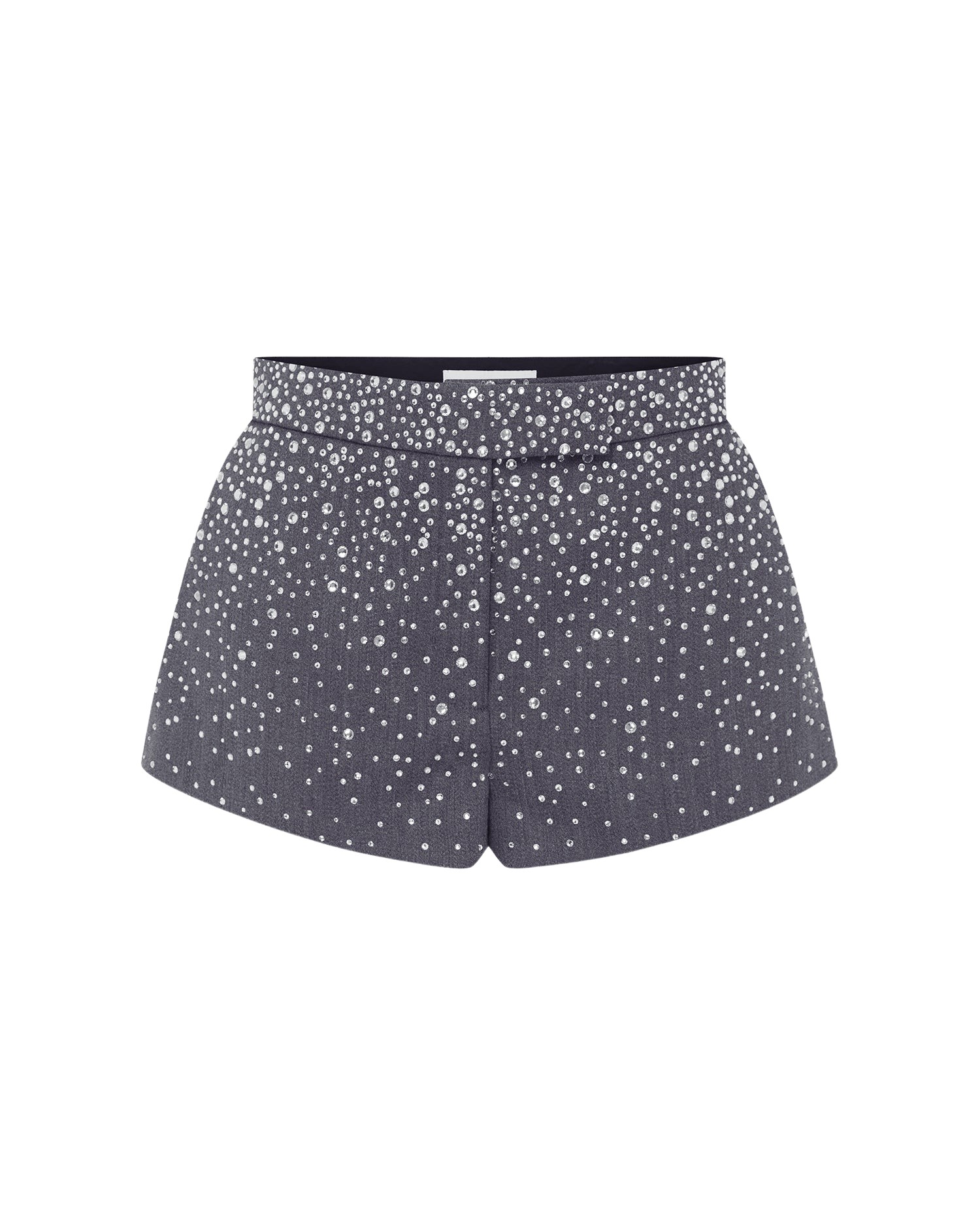 Alex Perry Micro Short in Crystal Suiting