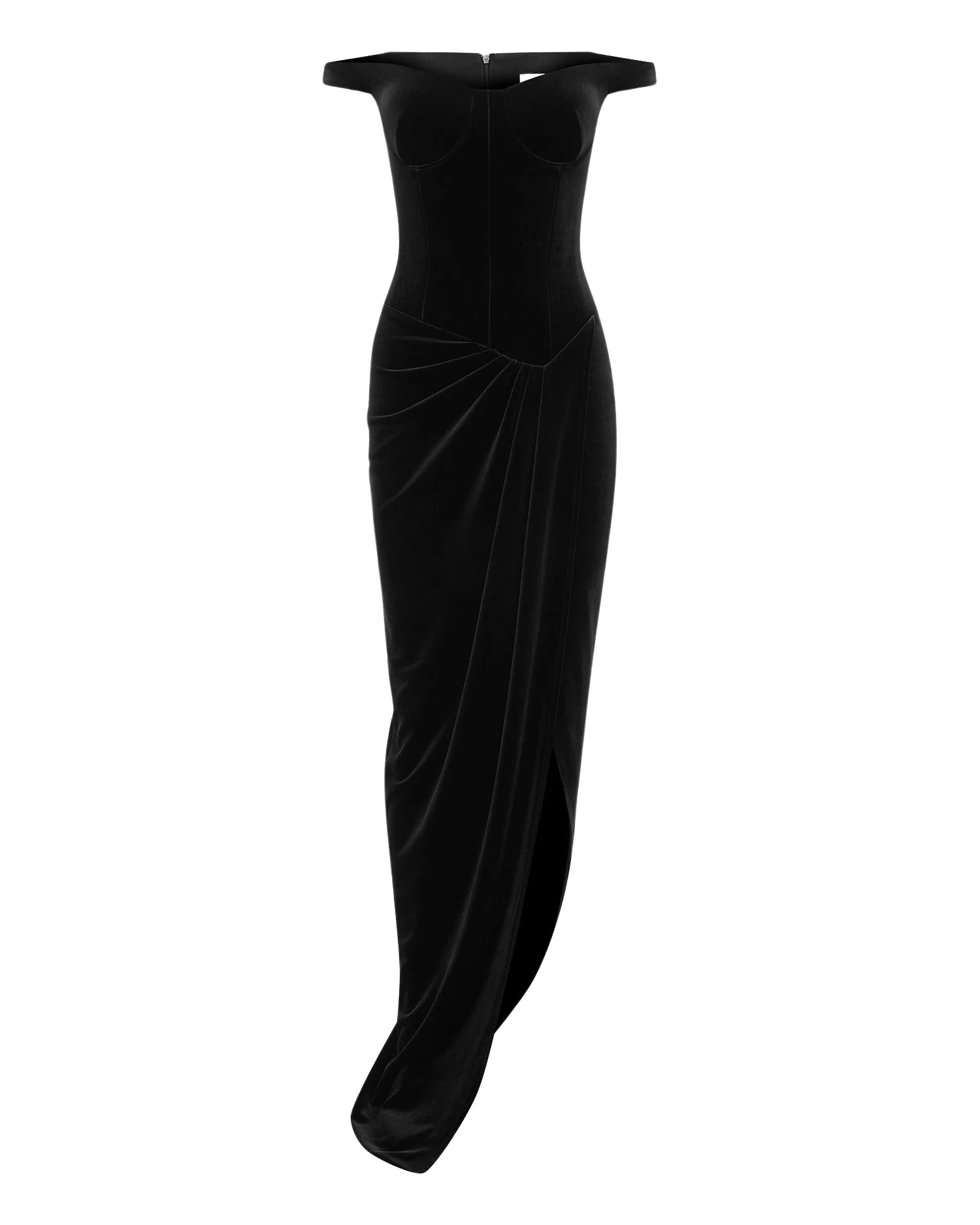 Alex-Perry-Off-Shoulder-Drape-Gown-in-Velvet-coveti91035_nobg Alex Perry Dresses