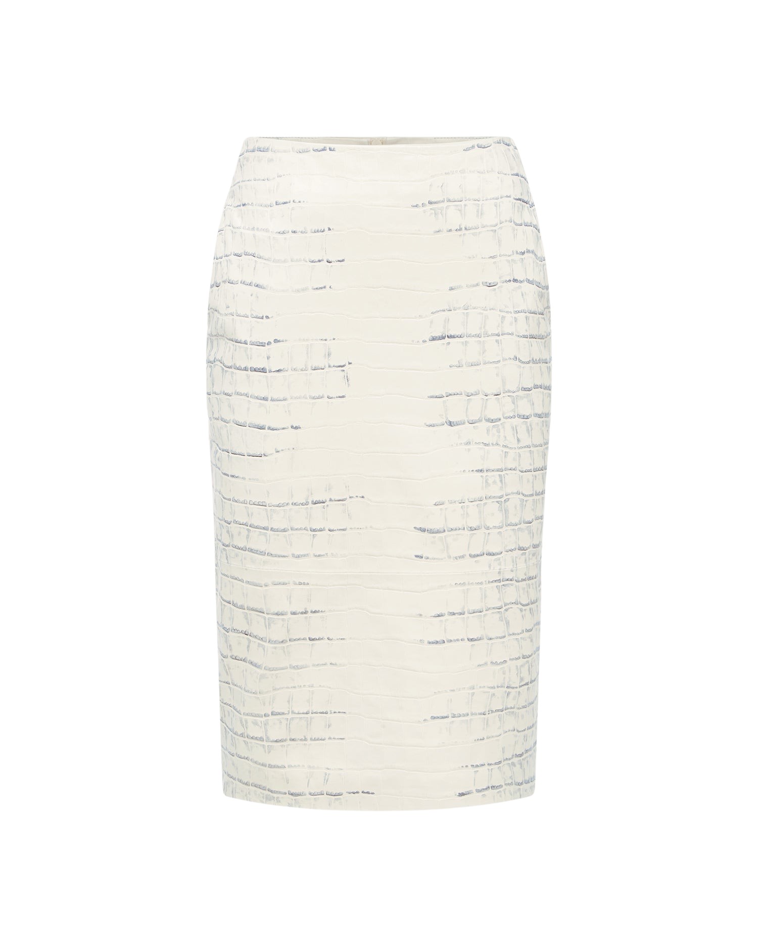 Alex Perry Skirt in Embossed Leather