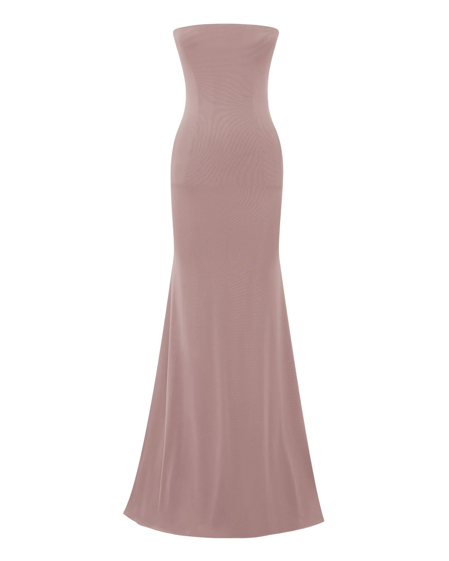 Alex Perry Strapless Gown in Stretch Mesh Alex Perry strapless gown in stretch mesh, a corseted red-carpet evening column