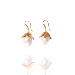Alexandra Hakim Golden Strawberry Drops Earrings designer jewelry designer jewelry
