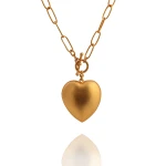 Alexandra Hakim Heart Toggle Necklace designer jewelry designer jewelry