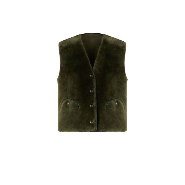 Blazé Milano Shearling Gilet Jacket