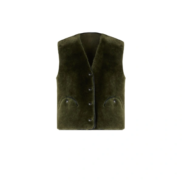Shearling Gilet