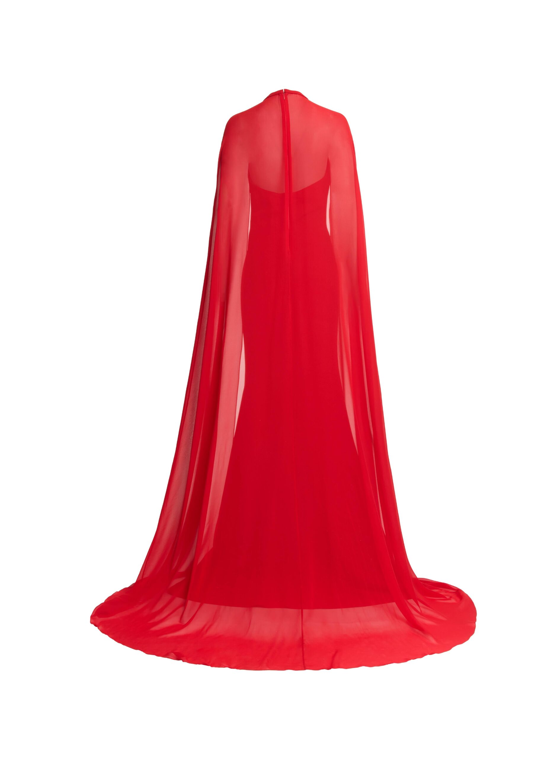 Elie Saab Cady & Silk Long Dress Elie Saab Cady & Silk Long Dress in Red featuring 66% Silk