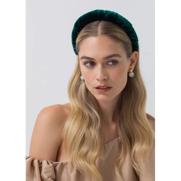 Jennifer Behr Irene Headband
In Velvet, view 4