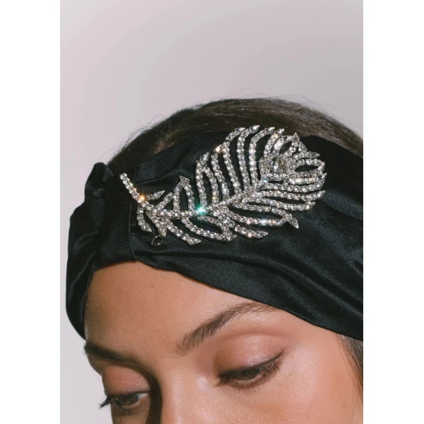 Jennifer Behr Plume Headwrap, view 3