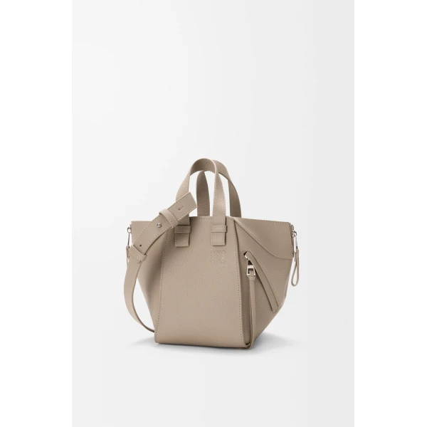 LOEWE Compact Hammock Bag In Soft Grained Calfskin, view 4