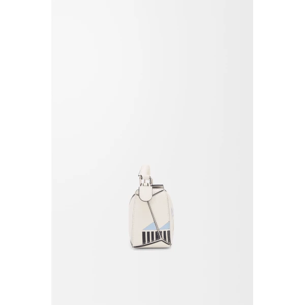 LOEWE Futurist Cat Mini Puzzle Bag In Classic Calfskin, view 5