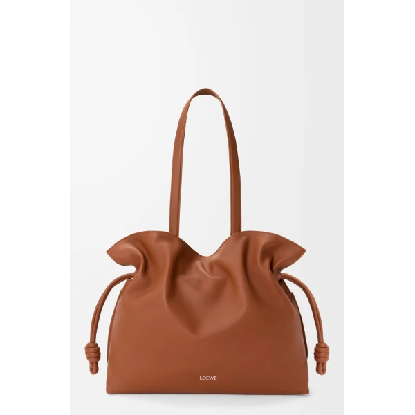 LOEWE Large Flamenco Clutch In Nappa Calfskin, view 4