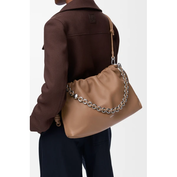 LOEWE Large Flamenco Purse In Mellow Nappa Lambskin, view 2