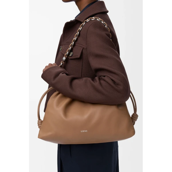 LOEWE Large Flamenco Purse In Mellow Nappa Lambskin, view 3