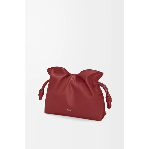 LOEWE Medium Flamenco Clutch In Nappa Calfskin, view 4