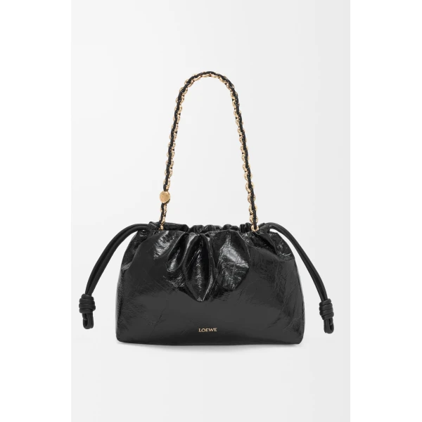 LOEWE Medium Flamenco Purse In Eel, view 5