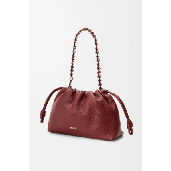 LOEWE Medium Flamenco Purse In Fine Grained Calfskin, view 5