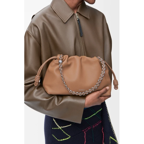 LOEWE Medium Flamenco Purse In Mellow Nappa Lambskin, view 2