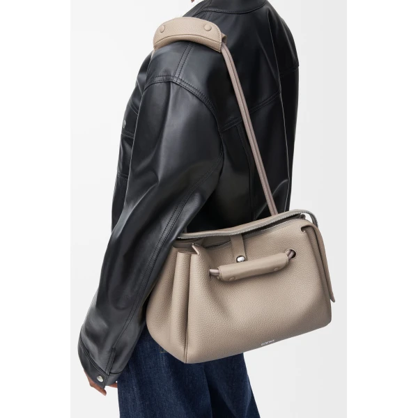 LOEWE Medium Madrid Bag In Supple Grained Calfskin, view 2