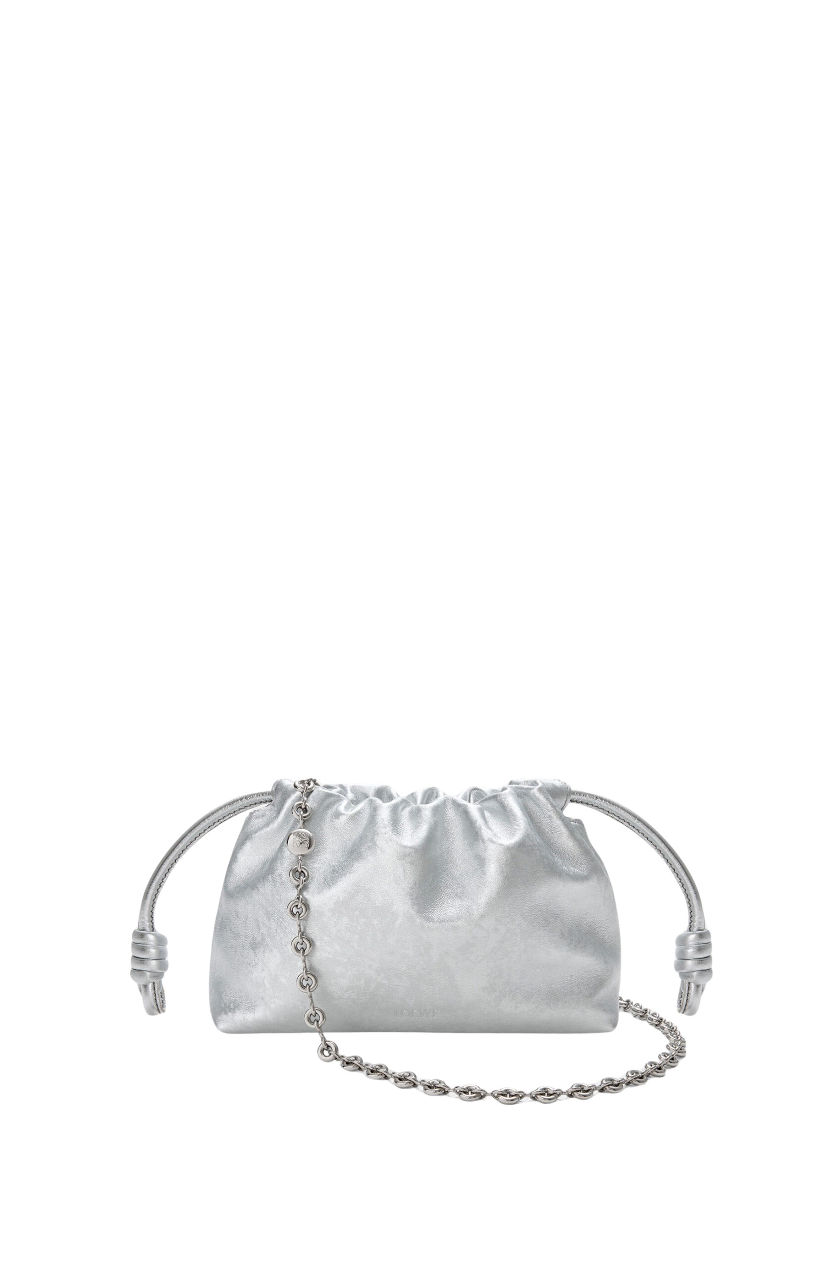 LOEWE Mini Flamenco Purse In Moiré Printed Calfskin