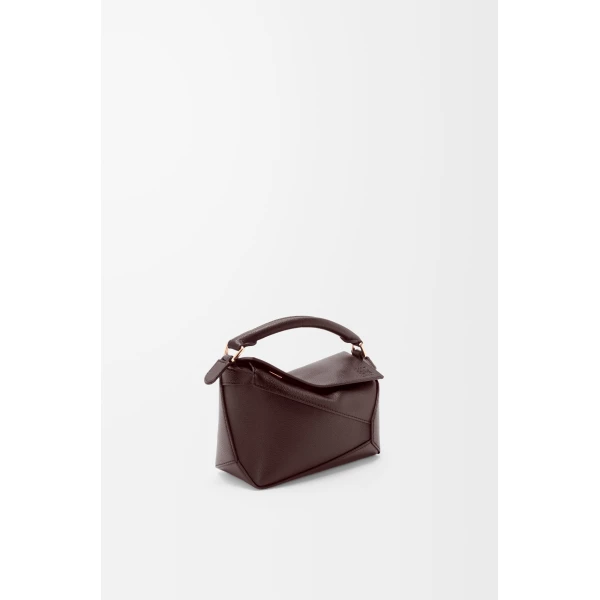 LOEWE Mini Puzzle Edge Bag In Soft Grained Calfskin, view 2