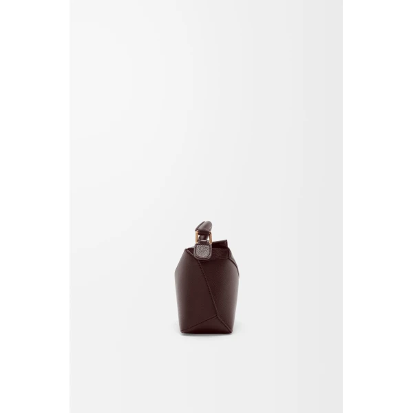 LOEWE Mini Puzzle Edge Bag In Soft Grained Calfskin, view 3