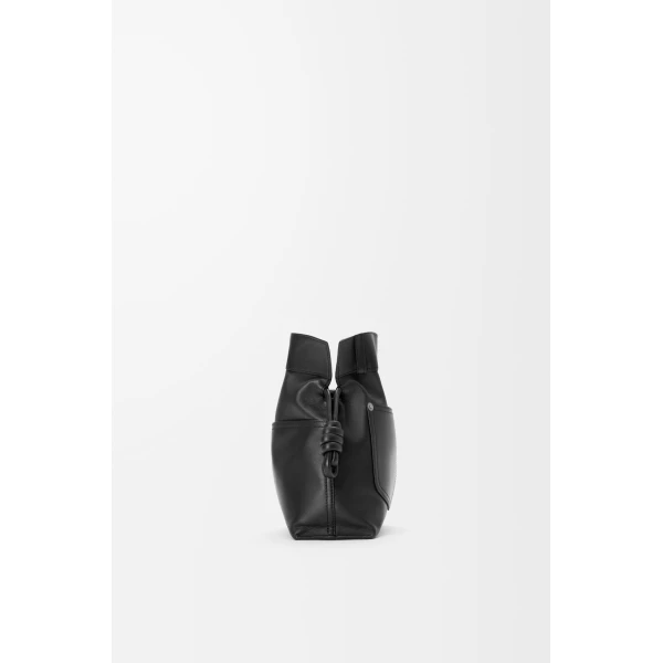 LOEWE Panta Medium Flamenco Clutch In Shiny Calfskin, view 5