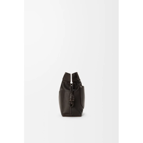 LOEWE Panta Medium Flamenco Clutch In Shiny Calfskin, view 5