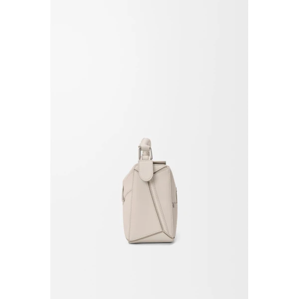 LOEWE Panta Small Puzzle Bag In Shiny Calfskin, view 5