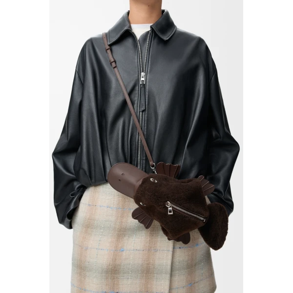 LOEWE Platypus Bag
In Shearling, view 2