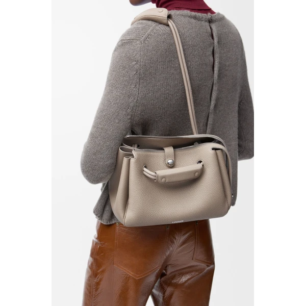 LOEWE Small Madrid Bag In Supple Grained Calfskin, view 2