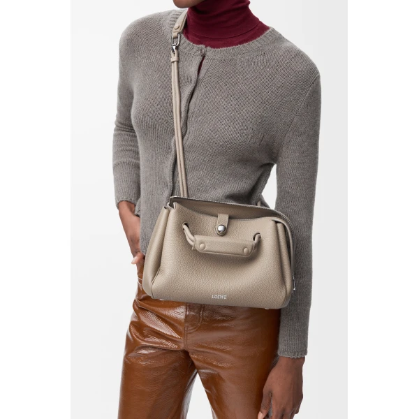 LOEWE Small Madrid Bag In Supple Grained Calfskin, view 3