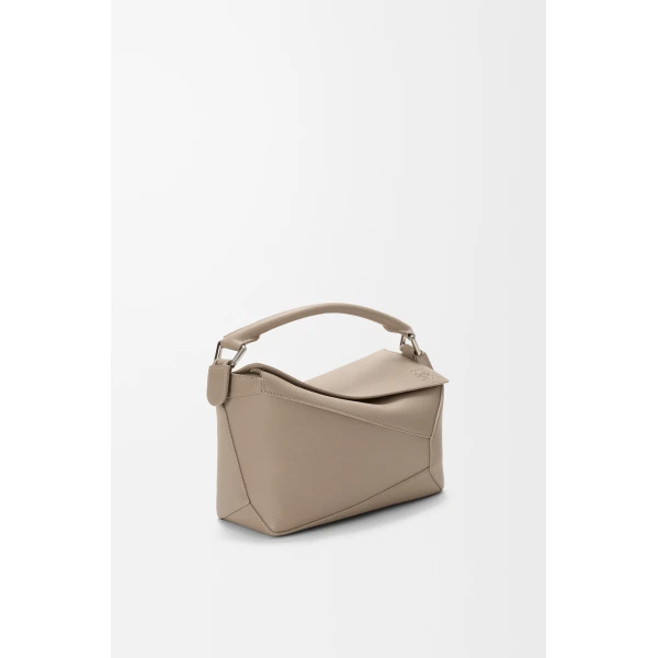LOEWE Small Puzzle Edge Bag In Soft Grained Calfskin, view 4