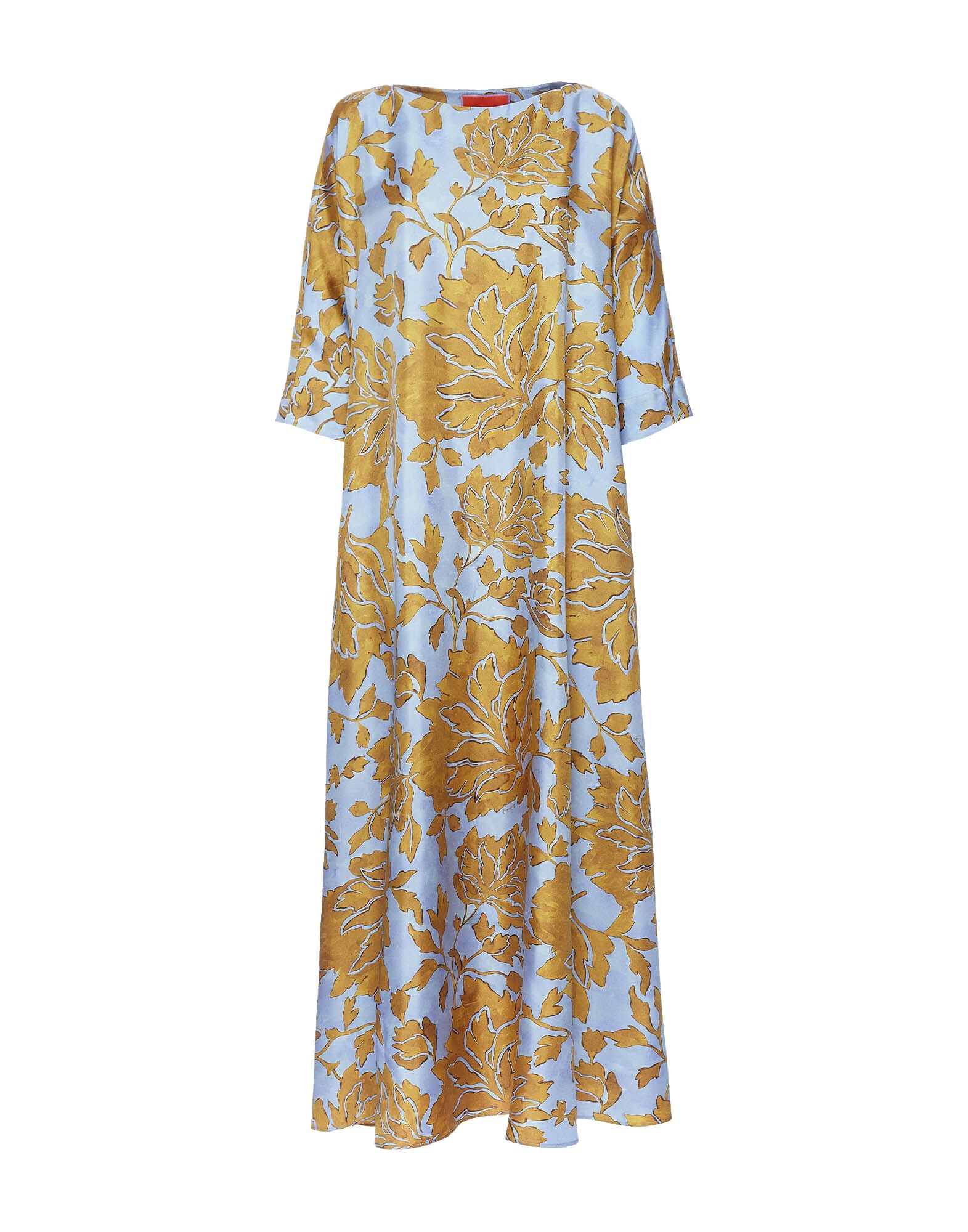 La-Double-J-Muumuu-Dress-Round-Neck-coveti48459_nobg La DoubleJ Muumuu Dress Round Neck Caper Pink in Silk Twill - Dresses - Milanese Maximalist Fashion at Coveti