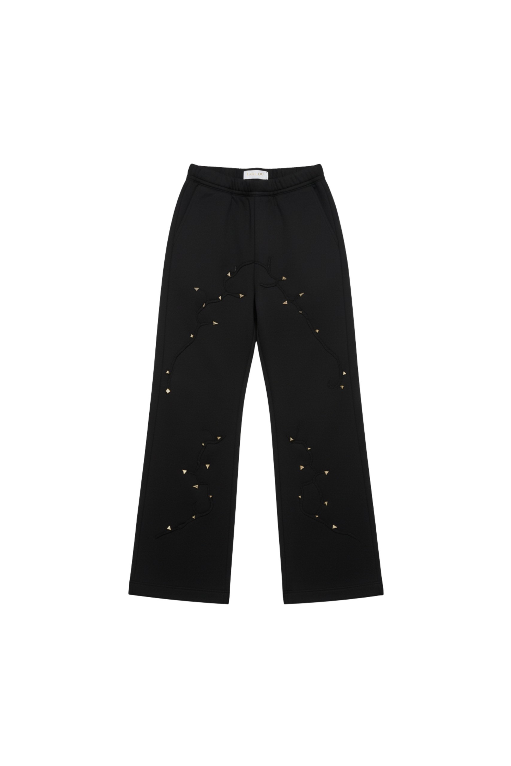 Loulou The Brand Black Thorn Embroidered Trousers