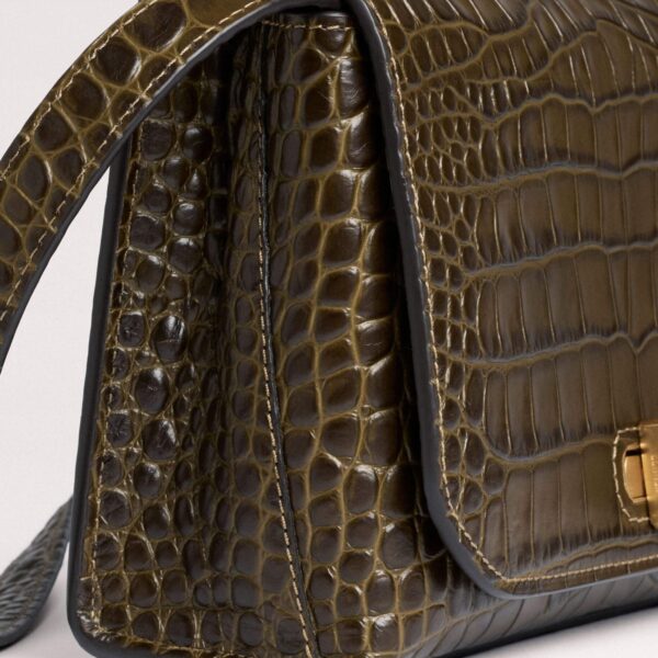 Italian Leather – luxury British Green in Me and Em exclusively at Coveti