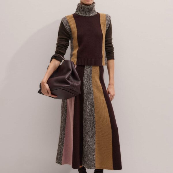 Merino + Cashmere – luxury British Red in Me and Em exclusively at Coveti