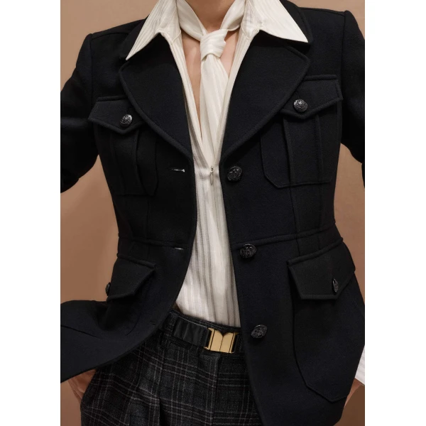 Me and Em AM-PM Shirt + Tie
Tonal Stripe Satin, view 2