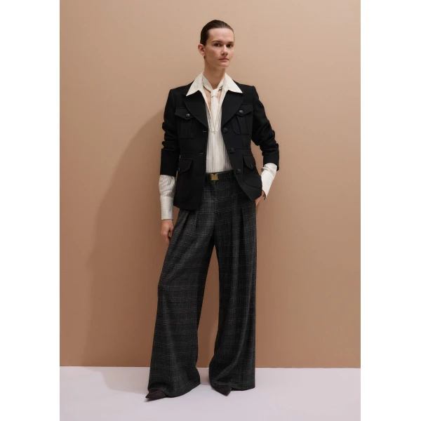 Me and Em AM-PM Shirt + Tie
Tonal Stripe Satin, view 5