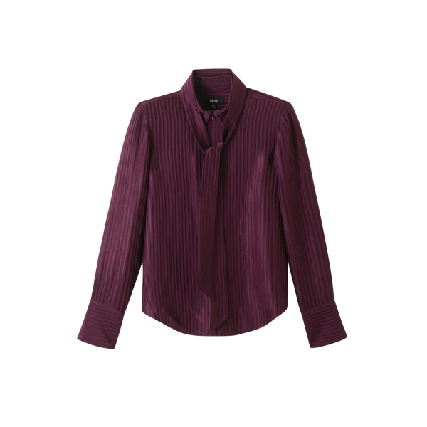 Me and Em AM-PM Shirt + Tie
Tonal Stripe Satin