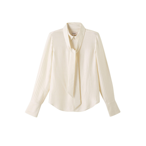 Me and Em AM-PM Shirt + Tie
Tonal Stripe Satin