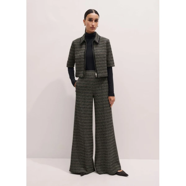Me and Em AM-PM Wide-Leg Pant
Tweed Jersey, view 2